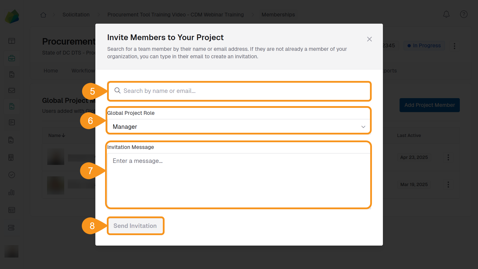 Invite Collaborators to a Project 1-3