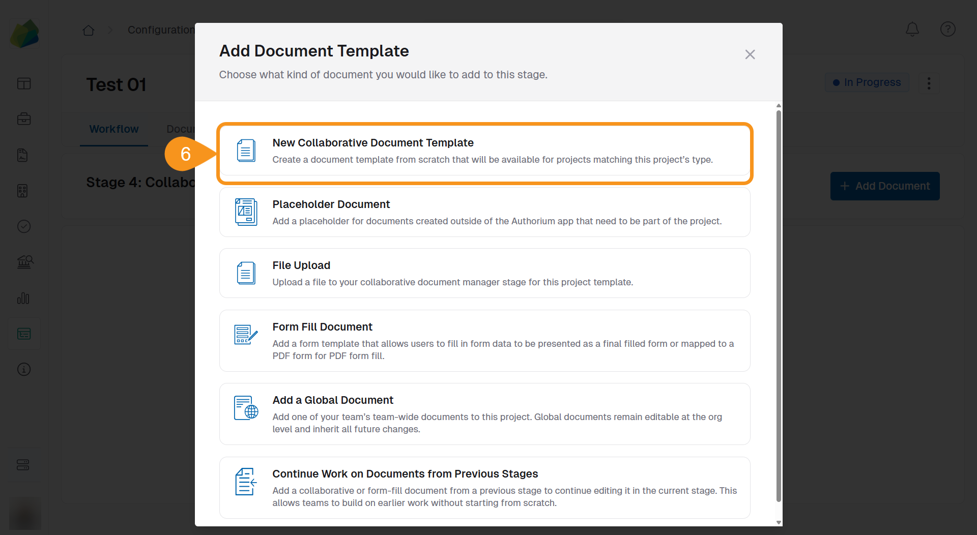 New Collaborative Document Template